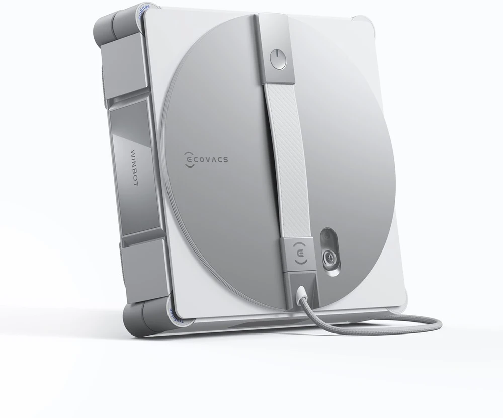 Langų valymo robotas Ecovacs WINBOT W3 OMNI, Baltas/sidabrinis