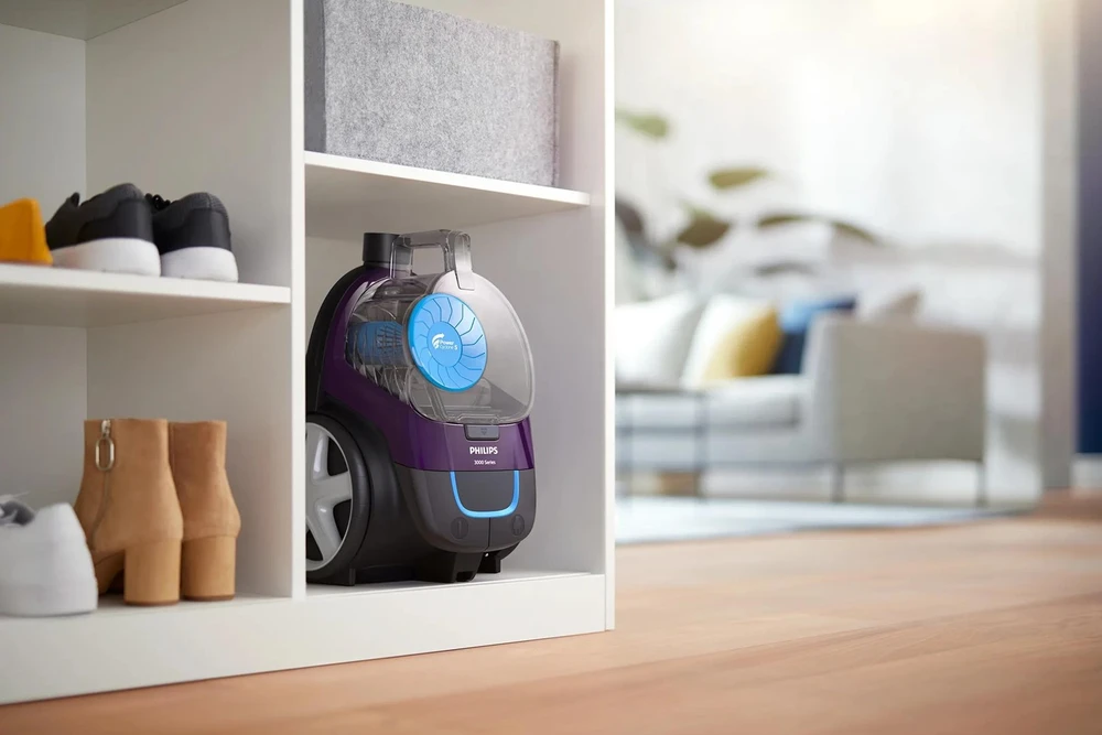 Dulkių siurblys philips fc9333/09 (650w; spalva violetinė)