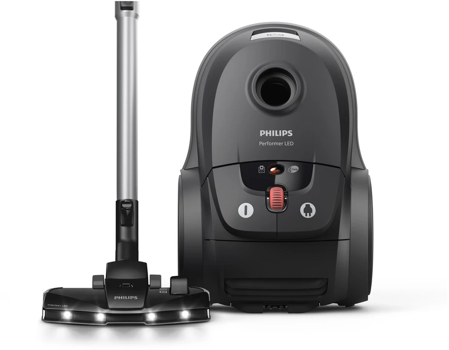 Dulkių siurblys su maišeliu Philips Performer LED 8000 serija XD8122/10, 900 W, „TriActive“