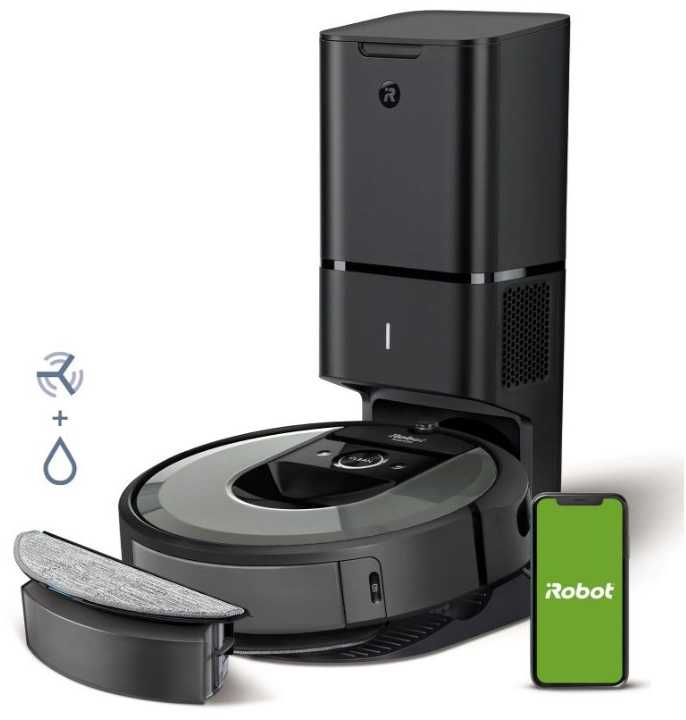 iRobot Roomba Combo i8+Combo dulkių siurbimo ir šluostymo robotas