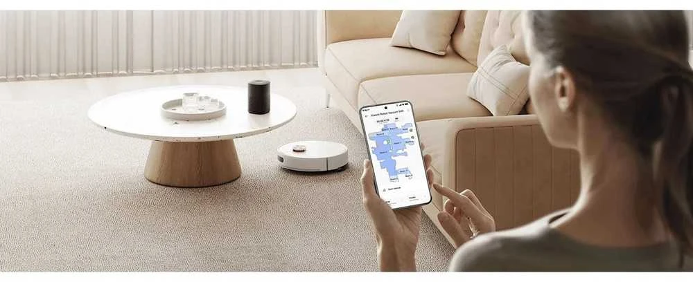 Dulkių siurblys - robotas Xiaomi S40 EU, baltos spalvos