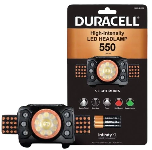 Žibintuvėlis czołowa Duracell Žibintuvėlis czołowa 550 LM