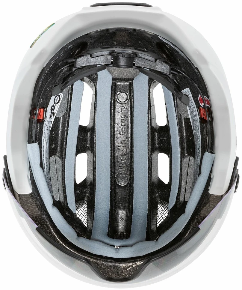 Šalmas Uvex finale visor sand-baltas matt-56-61CM