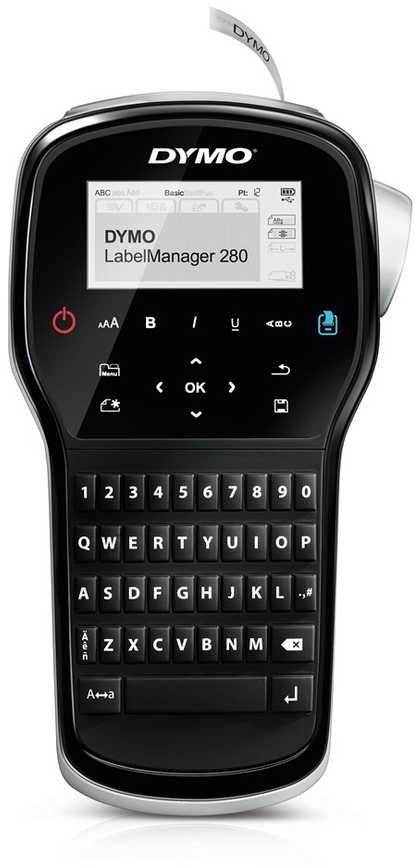 Dymo- Etikečių spausdintuvas lm280 su. walizkowy qwerty