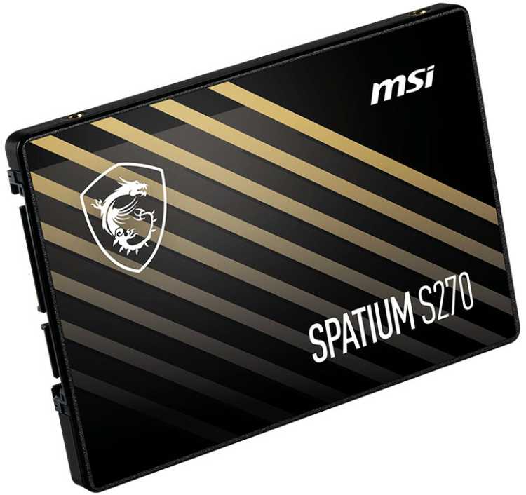 Kietasis diskas - MSI SPATIUM S270 480GB SATA III 2.5" 3D NAND
