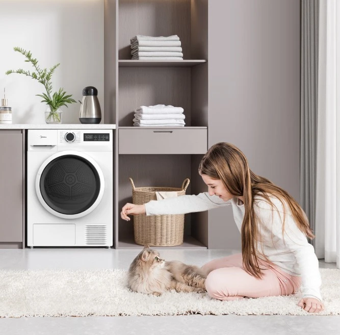 Džiovyklė Midea Džiovintuvas md110h80/1w-pl 8kg heat pump