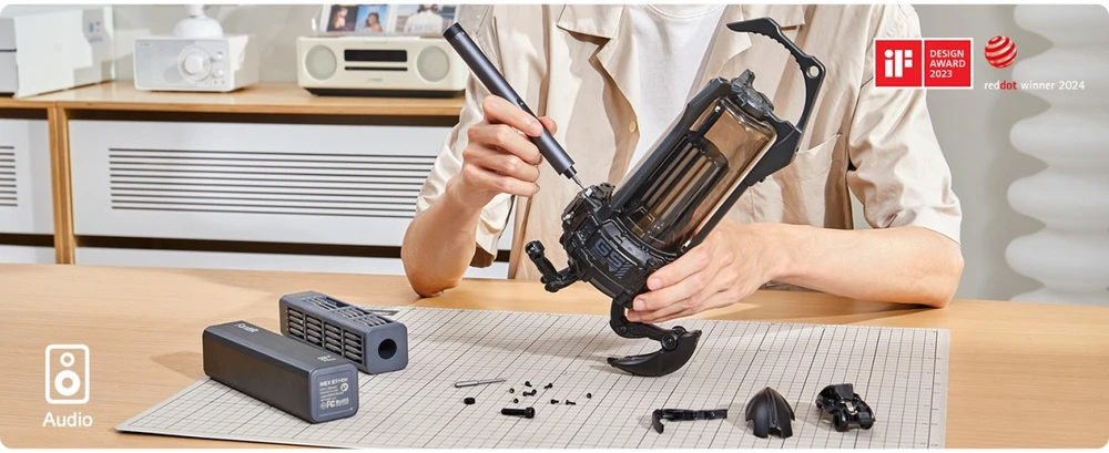 Fanttik E1 Max 3.7V elektrinių atsuktuvų rinkinys (grąžtas)
