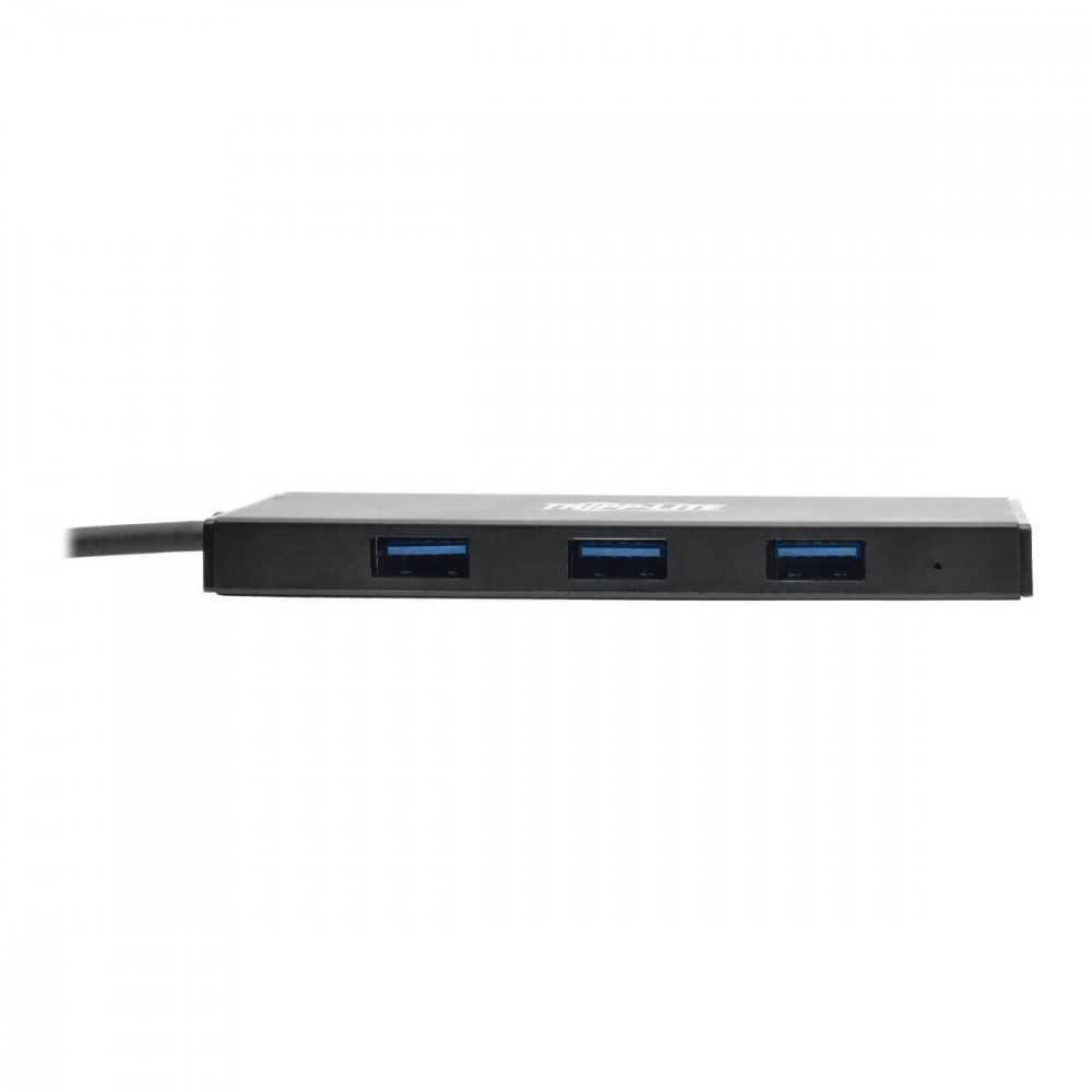 Eaton SuperSpeed U360-004-SLIM 4 prievadų ypač plonas nešiojamasis USB 3.0 šakotuvas