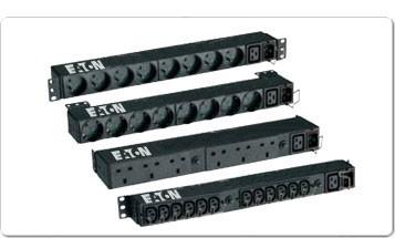 Eaton FlexPDU 8 FR maitinimo paskirstymo įrenginys 1U Juoda 1 AC išvestis(ys / čių)