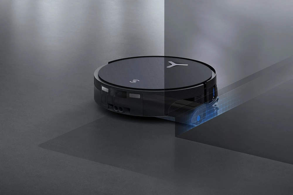 Dulkių siurblys-robotas ECOVACS DEEBOT X12 OmniCyclone, Juodas