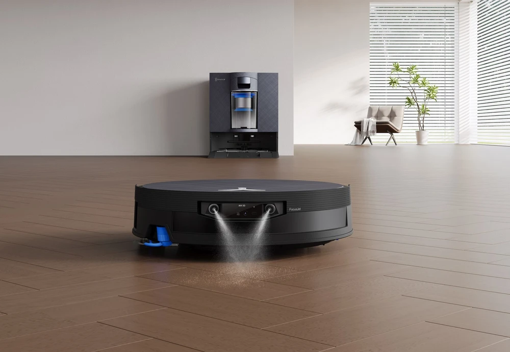 Dulkių siurblys-robotas ECOVACS DEEBOT X12 OmniCyclone, Juodas