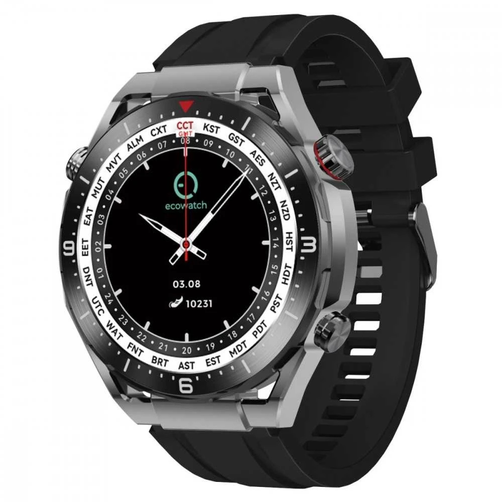 Ecowatch Išmanusis laikrodis EW01 juoda