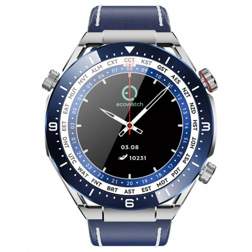 Išmanusis laikrodis Maxcom Ecowatch 1 sidabrinė