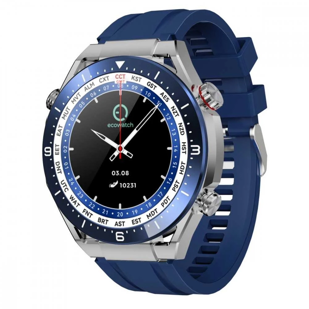 Išmanusis laikrodis Maxcom Ecowatch 1 sidabrinė