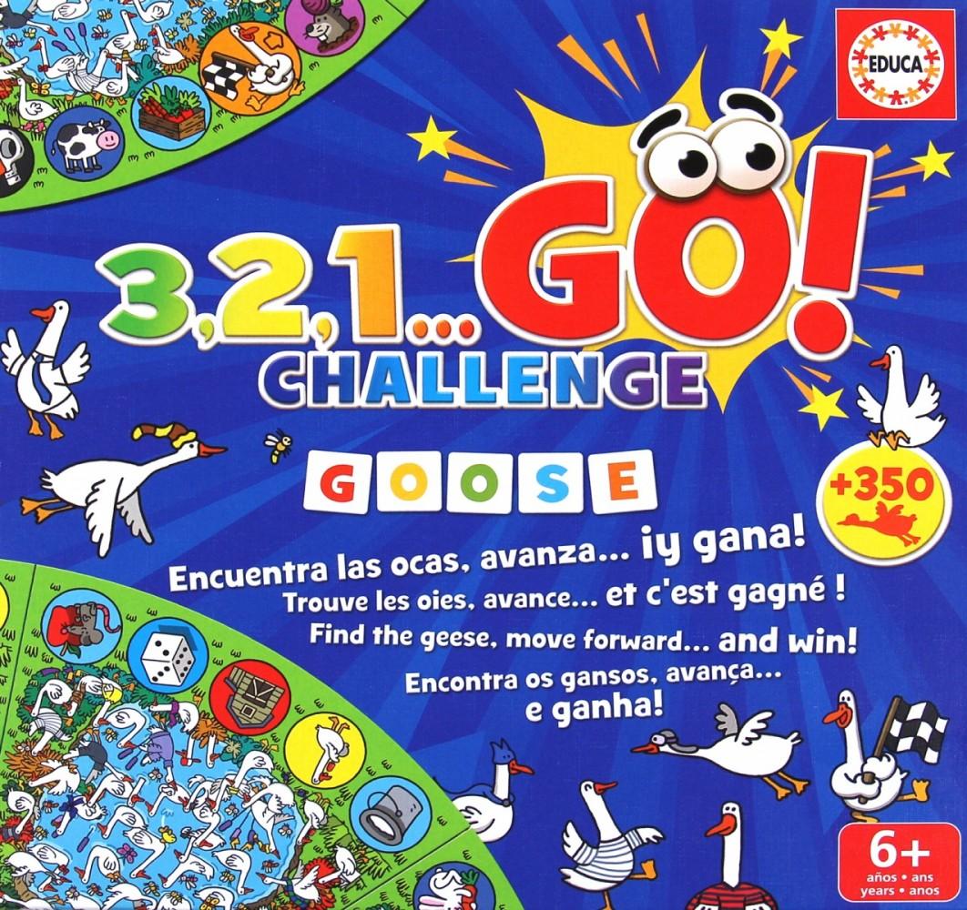 Stalo žaidimas Educa 3,2,1 Go Challenge, EN, FR
