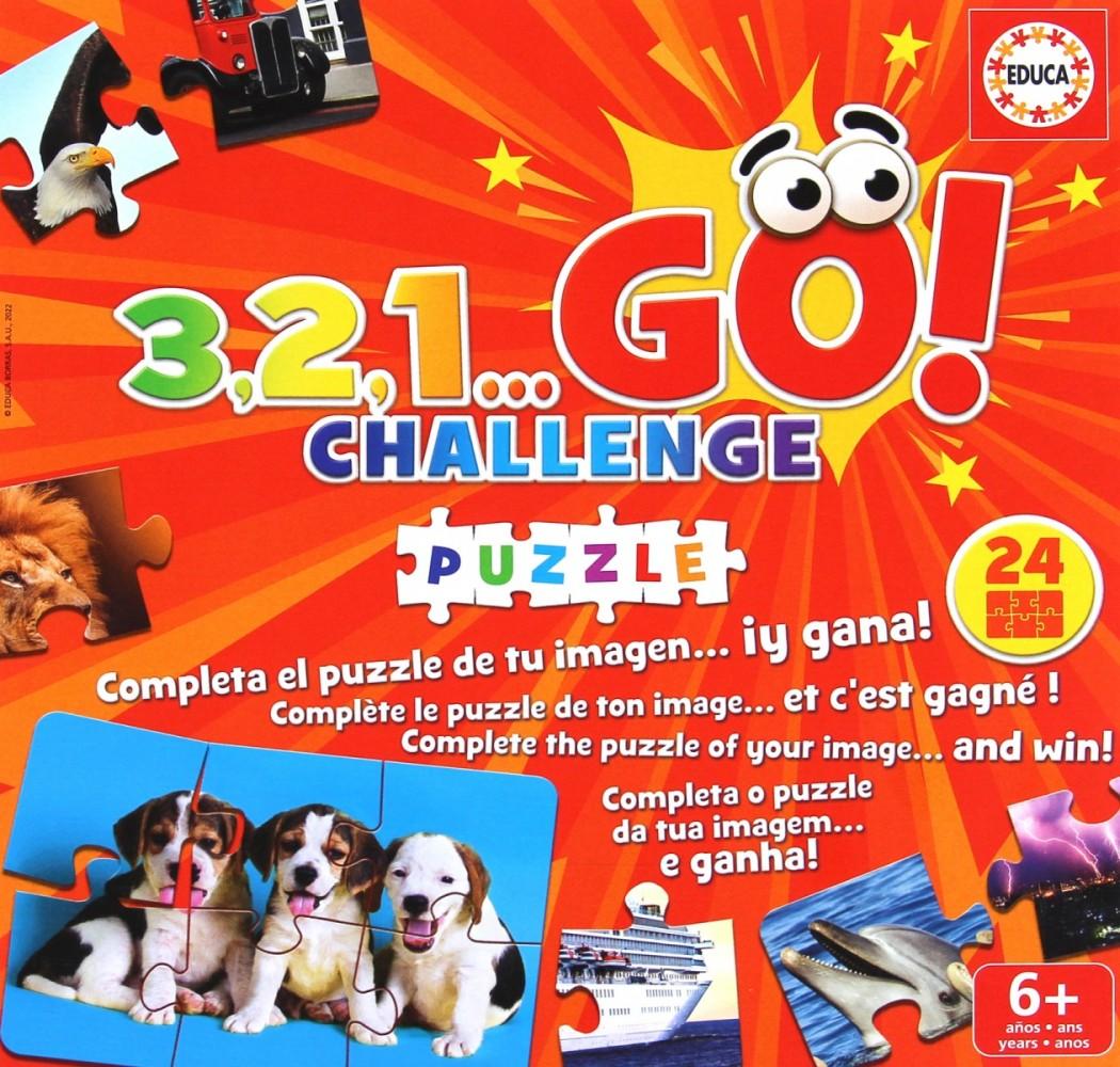 Educa Žaidimas 3,2,1...GO! CHALLENGE Dėlionė 6-99metų