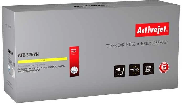 Activejet ATB-326YN Toneris (Brother TN-326Y pakaitalas; Supreme; 3500 puslapių; geltona)