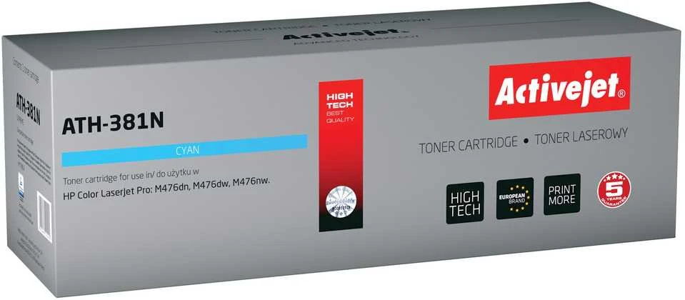 Toneris - Activejet ATH-381N Suderinamas Su HP 312A, 2700 Puslapių, Mėlynas