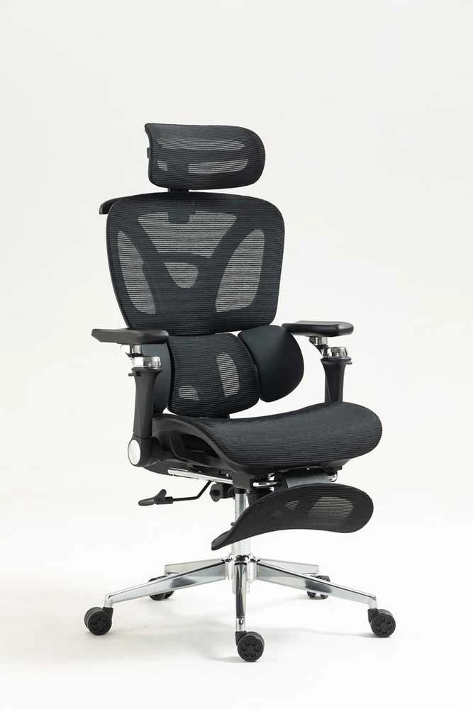 Effiki Activejet fotel biurowy ergonomiczny yk848 juoda