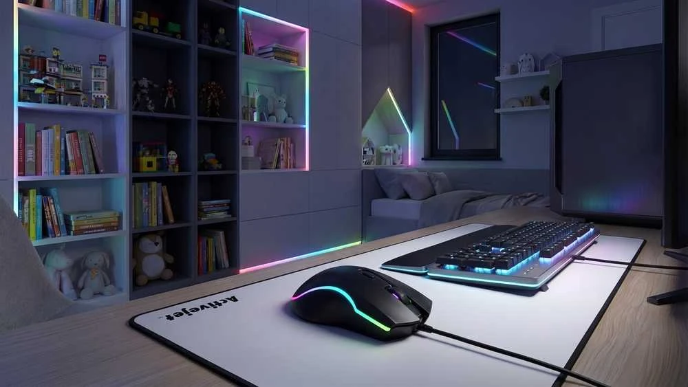 Activejet AMY-W390 USB laidinis šildomas pelė