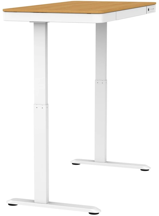 ACTIVEJET stalas su elektriniu aukščio reguliavimu 120x60 ET119S baltas/ąžuolas