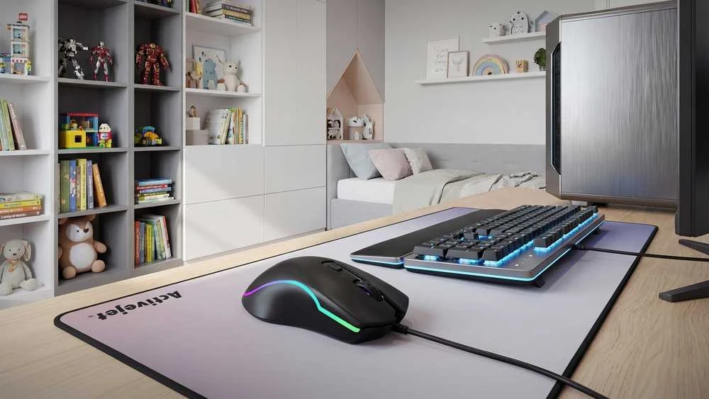 Activejet AMY-W390 USB laidinis šildomas pelė