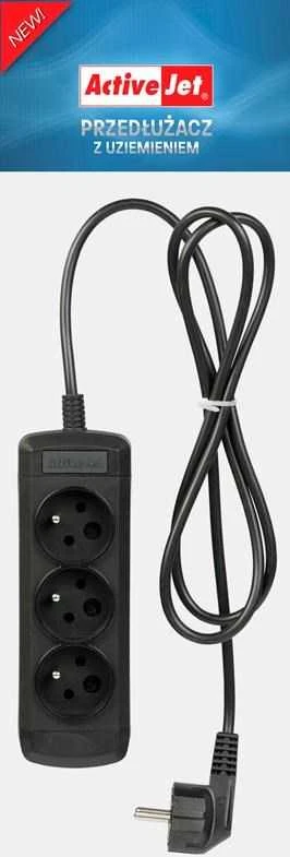 Effiki „Activejet 3gnu“ prailgintuvas – 3 m – c (3 m; juodas)