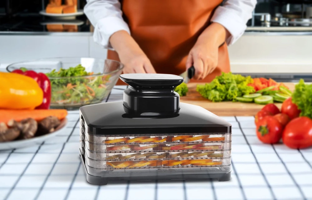 ELDOM SG520 FOOD DEHYDRATOR 400 W Juodas