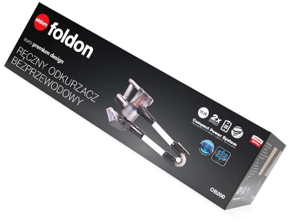 Dulkių siurblys Eldom OB200 Foldon sidabrinė