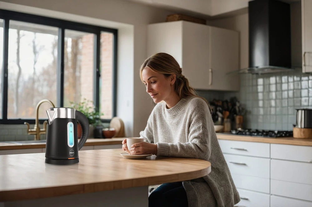 ELDOM C185 C TRIPO CORDLESS KETTLE 0.8 L 1000 W Juoda