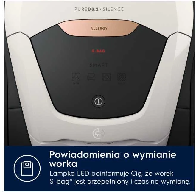 Electrolux PD82-ALRGT 3,5 L cilindrinis vakuuminis sausas 650 W dulkių maišelis
