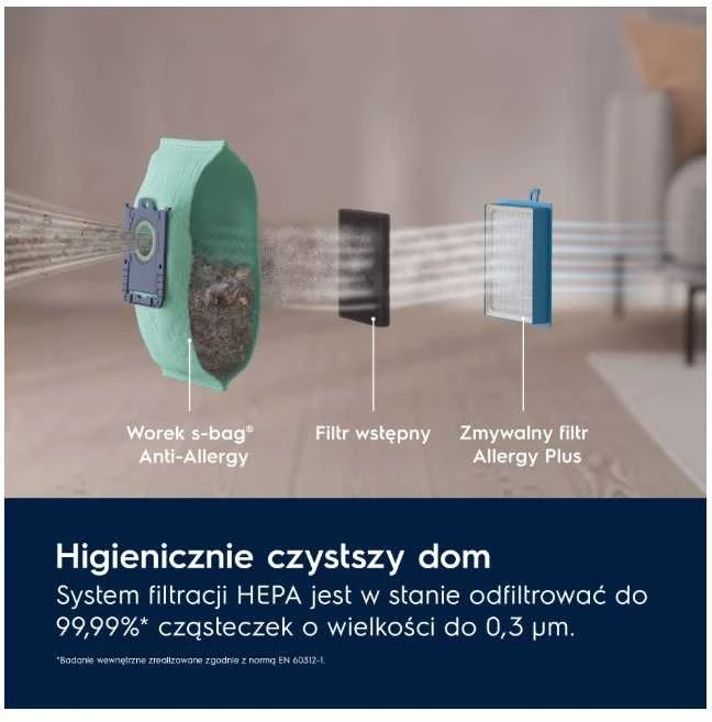 Electrolux PD82-ALRGT 3,5 L cilindrinis vakuuminis sausas 650 W dulkių maišelis