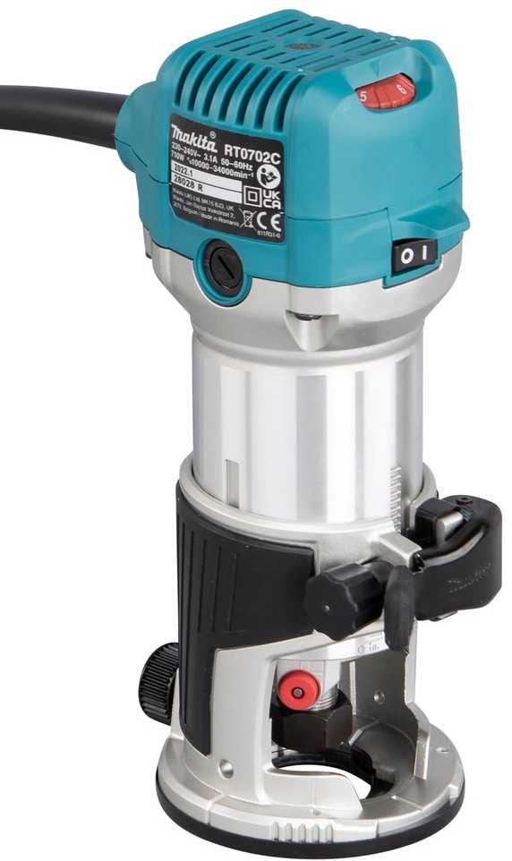 Elek 710w Makita RT0702c frezavimo ir pjovimo stakles