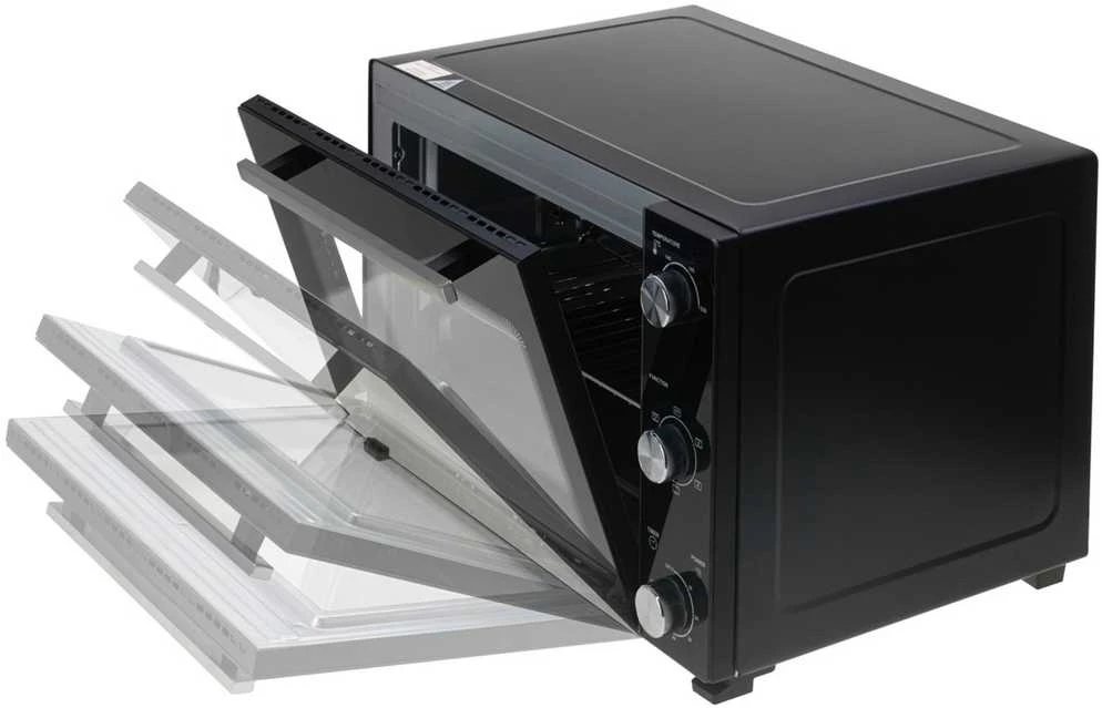 Mikrobangų krosnelė Adler Electric orkaitė | AD 6028 | 60 L | 2000 W | Juodas