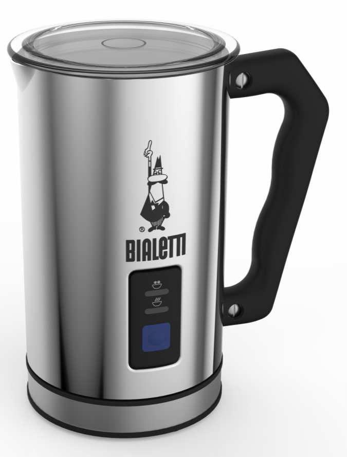 Bialetti MK01 Automatinis pieno putų plaktuvas, Nerūdijančiojo plieno