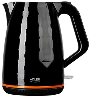 Adler | Virdulys | AD 1277 | Standard | 2200 W | 1.7 L | Plastic | 360° rotational base | Juodas