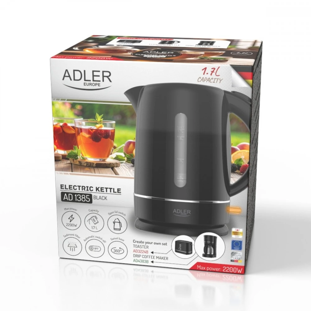 Elektrinis virdulys 1.7L ADLER AD-1385B