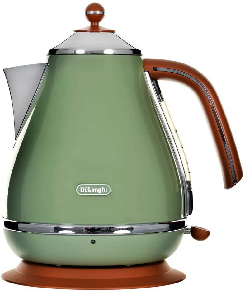 Elektrinis virdulys delonghi icona vintage kbov 2001.gr (2000w 1.7l; spalva oliwkowy)