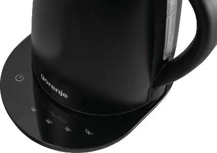 Gorenje | Virdulys | K17TRDW | Electric | 2200 W | 1.7 L | Plastic/Metal | 360° rotational base | Juodas