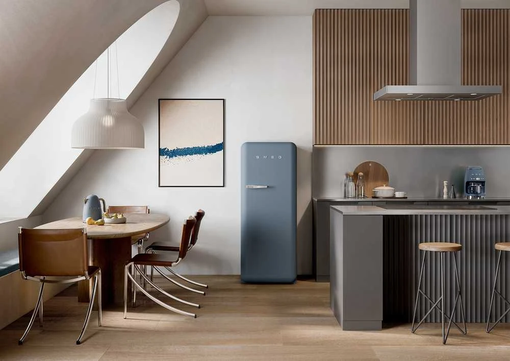 Smeg KLF03SBMEU electric virdulys, 1.7 l, 3000W - mėlynas