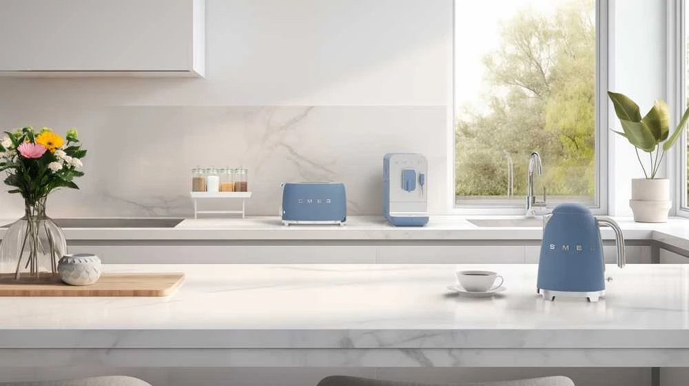 Smeg KLF03SBMEU electric virdulys, 1.7 l, 3000W - mėlynas