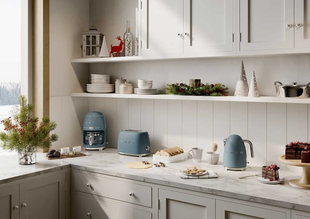 Smeg KLF03SBMEU electric virdulys, 1.7 l, 3000W - mėlynas