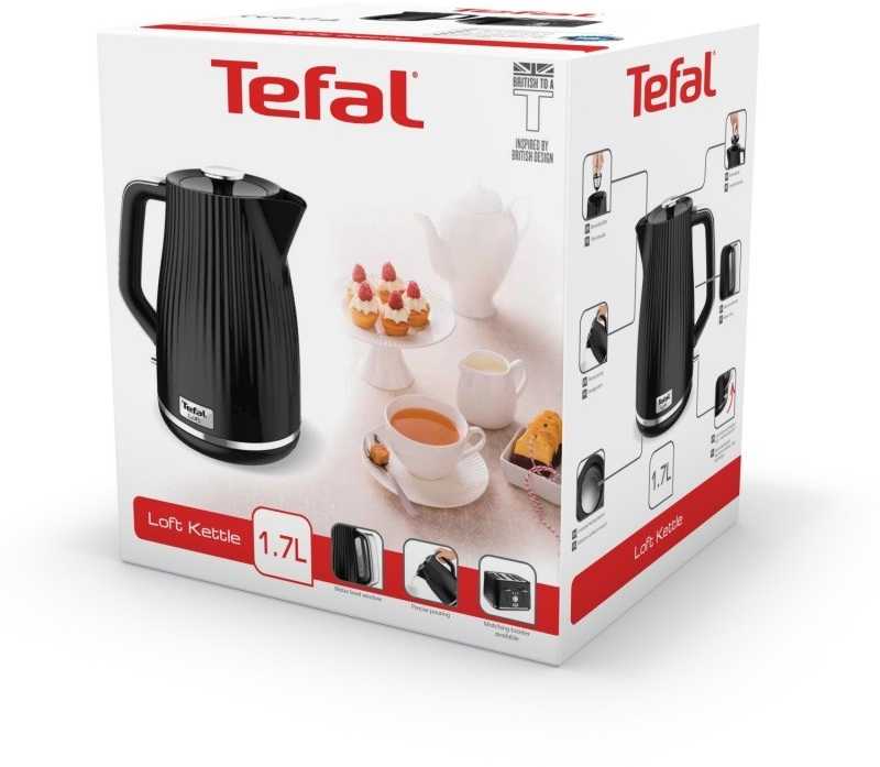 Elektrinis virdulys tefal ko2508 (2400w 1.7l; spalva juoda)