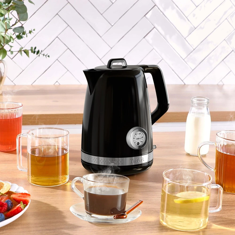 Tefal Soleil KO3558E0 electric virdulys 1.7 L 2400 W Juodas