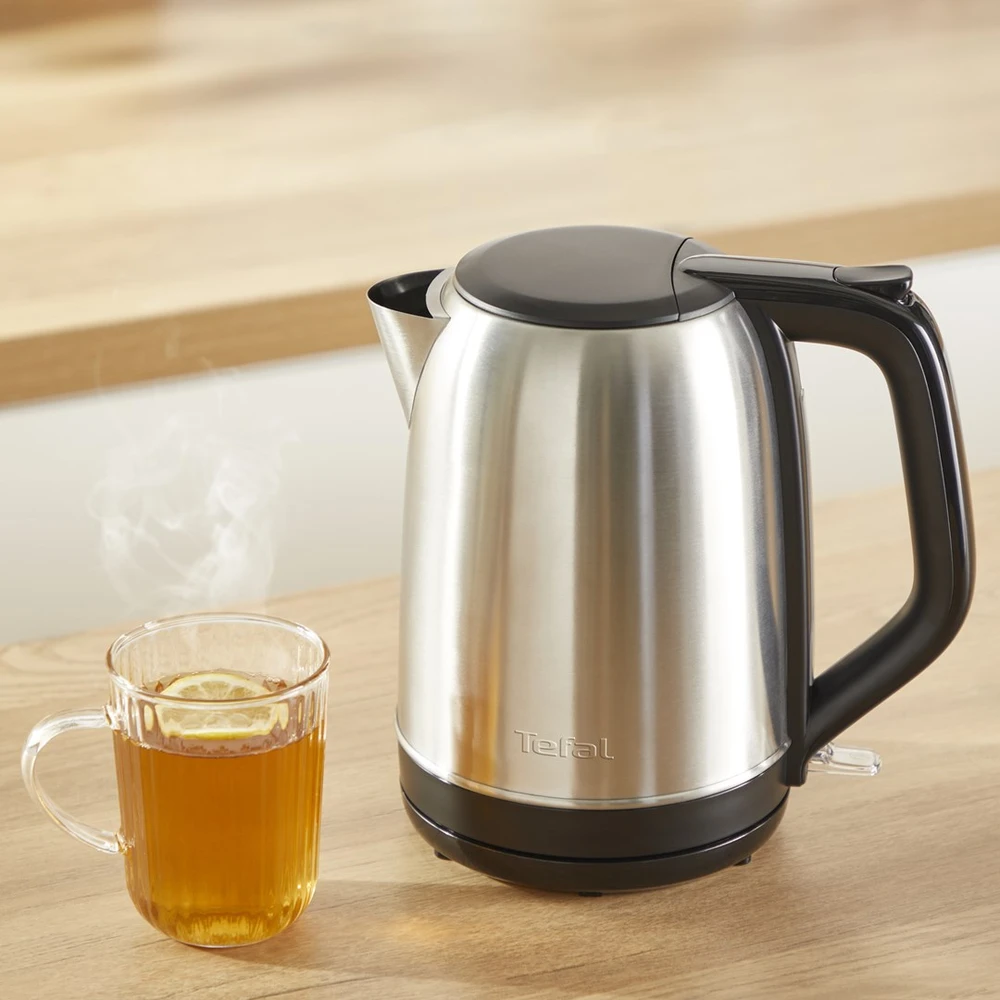 Tefal Subito KO5S0DE0 electric virdulys 1.7 L 2400 W Juodas, Nerūdijantis plienas