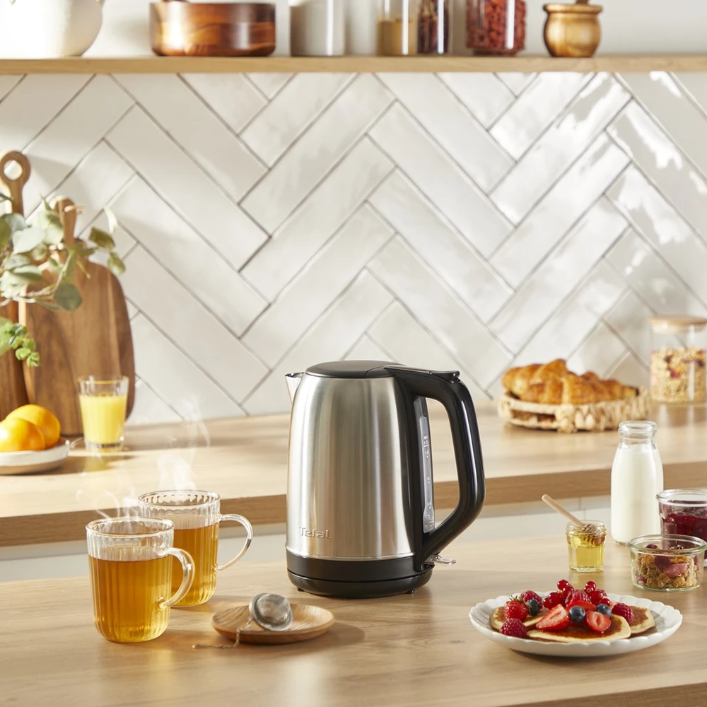 Tefal Subito KO5S0DE0 electric virdulys 1.7 L 2400 W Juodas, Nerūdijantis plienas