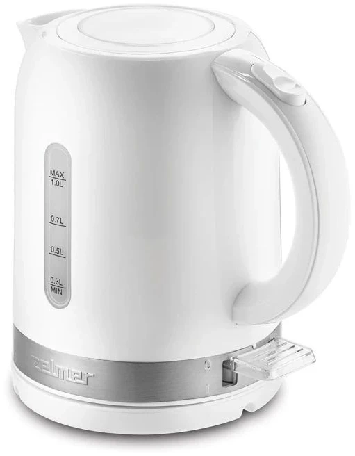 Zelmer ZCK7018 1-litre 1500W electric virdulys, baltas