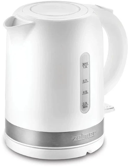 Zelmer ZCK7018 1-litre 1500W electric virdulys, baltas