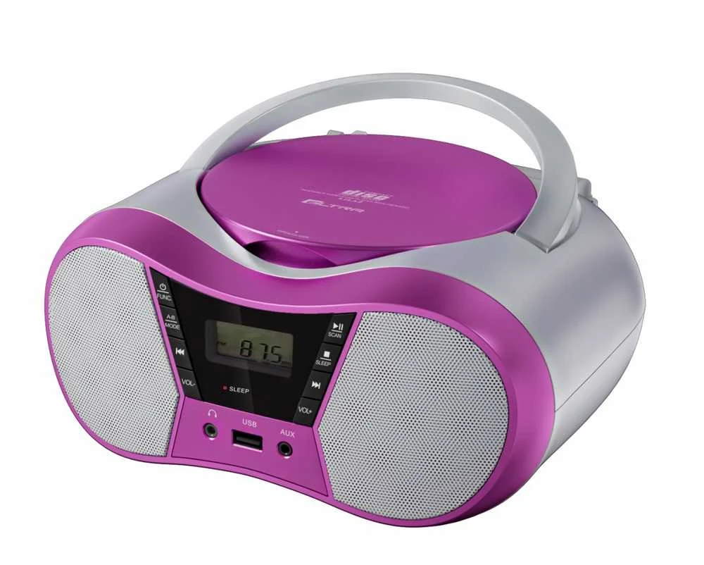 Eltra Grotuvas CD LILA2 USB/BT rožinis