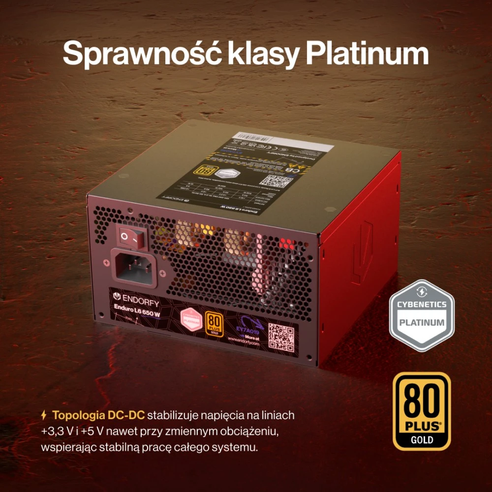 ENDORFY Enduro L6 650 W maitinimo šaltinis